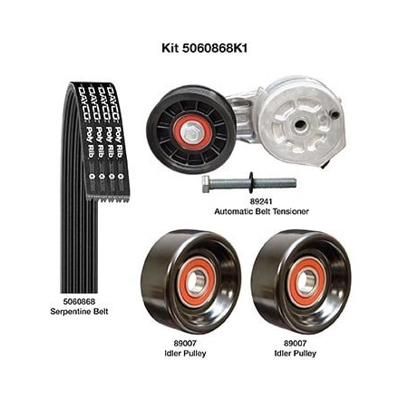 Dayco 97-01 Chevrolet Oldsmobile Pontiac Fead Kits, 5060868K1 5060868K1